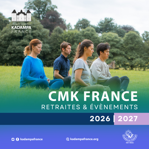 Programme des retraites de méditation au Centre de Méditation Kadampa France